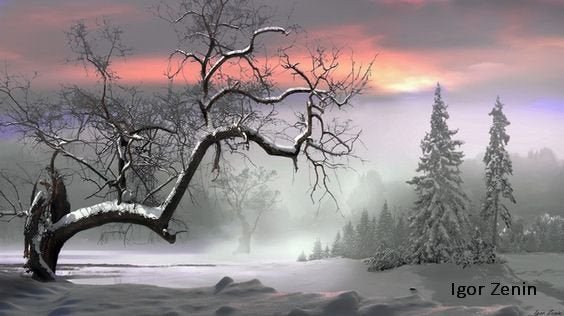 Winter Trees - Poem by Williams - Light Hiking Gear