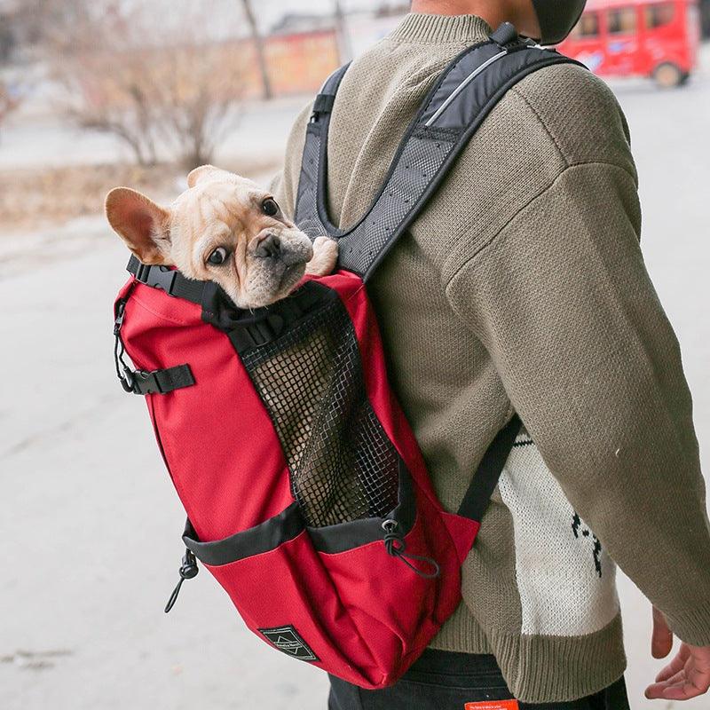 Double Shoulder Portable Pet Dog Carrier Backpack Travel In Style With Your Furry Friend by Dog Hugs Cat Light Hiking Gear Dog Hugs Cat Carro Brands Product