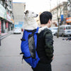 Double Shoulder Portable Pet Dog Carrier Backpack - Travel In Style With Your Furry Friend! by Dog Hugs Cat - Light Hiking GearLight Hiking GearDog Hugs Catcarro - 28942711GreyCarro Brands Product
