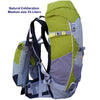30, 33 or 36 Liter Aarn Natural Exhilaration Backpack - Light Hiking Gear Light Hiking Gear