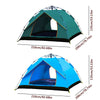 Outdoor Tent - 2-4 Person Automatic Pop-Up Light Hiking Gear