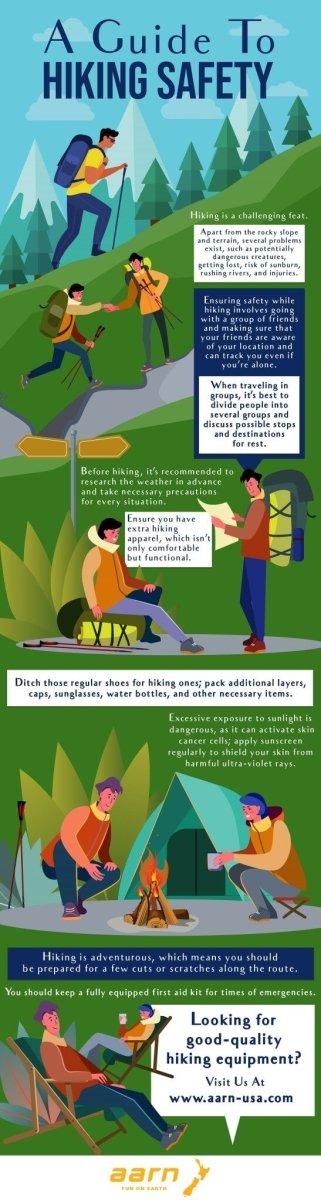 A Guide To Hiking Safety | Infographic - Light Hiking Gear