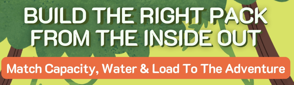 Build the Right Pack From the Inside Out - Infograph - Light Hiking Gear