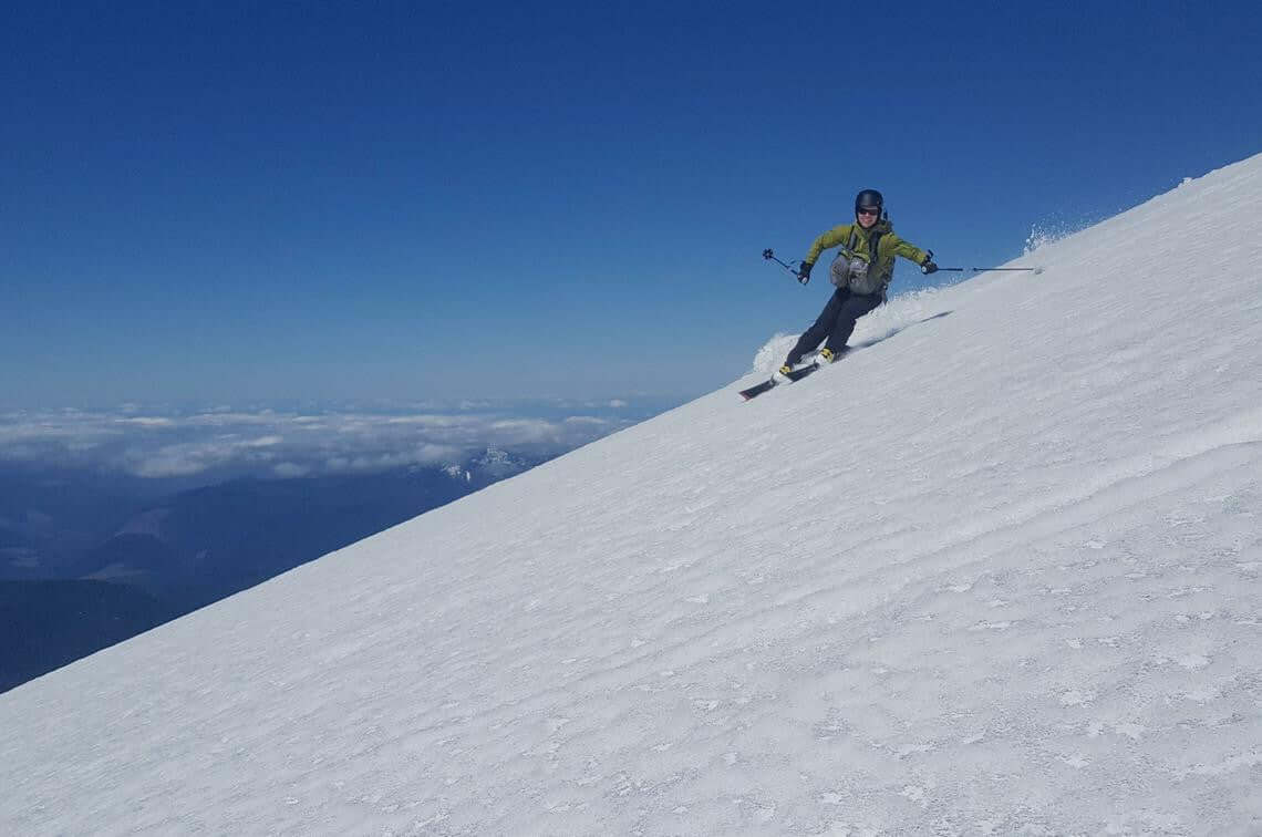 Matt Brill Summits St Helens, Adams & Hood wearing Aarn Liquid Agility Pack - Light Hiking Gear