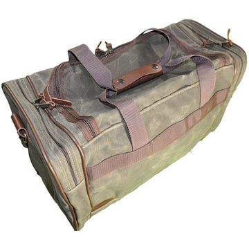 Duffle Bag - Waxed Canvas - Light Hiking GearLight Hiking GearDuffleTAG® SafariCC - 970 - WL - O843894092931OliveCircum