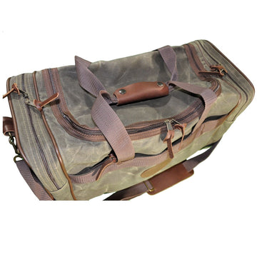 Duffle Bag - Waxed Canvas - Light Hiking GearLight Hiking GearDuffleTAG® SafariCC - 970 - WL - O843894092931OliveCircum