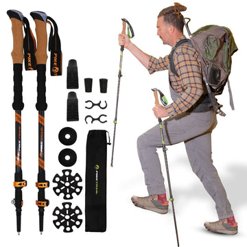 Pike Trail Carbon Fiber Trekking Poles - Light Hiking GearLight Hiking GearTrekking PolesPike Trail1 - TKP - FG00860009275300Forest GreenAccessories