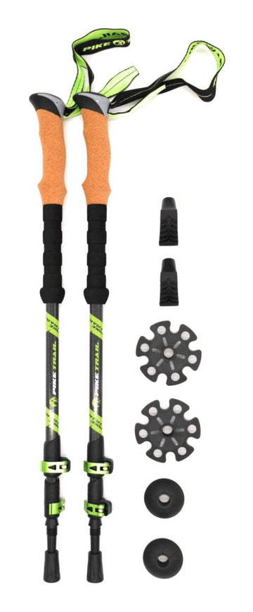 Pike Trail Carbon Fiber Trekking Poles - Light Hiking GearLight Hiking GearTrekking PolesPike Trail1 - TKP - FG00860009275300Forest GreenAccessories