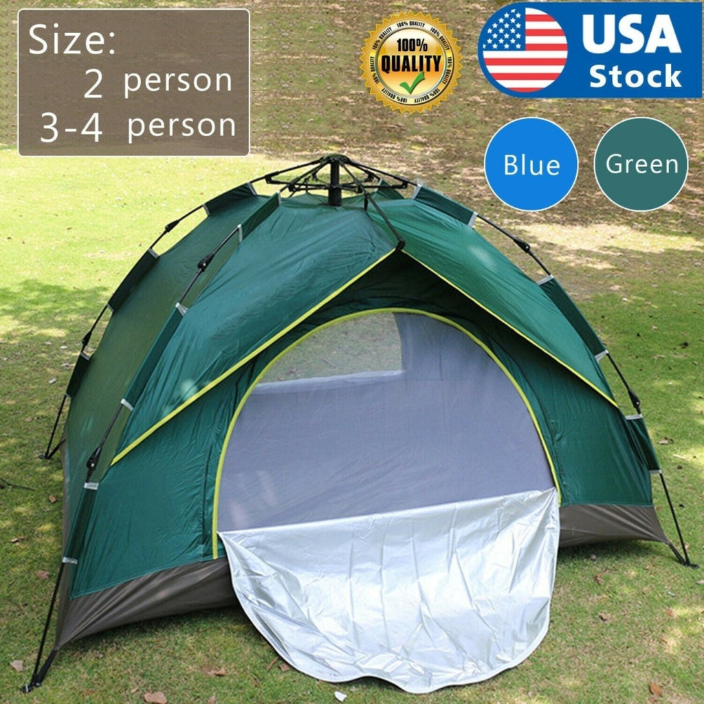 Outdoor Tent - 2-4 Person Automatic Pop-Up Light Hiking Gear