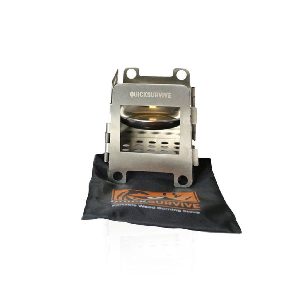 Survival Stove - Portable Mini Wood Burning by QUICKSURVIVE Light Hiking Gear