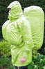 Water Wizard - Poncho Rain Gear yellow color left side view - Light Hiking Gear