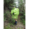 Water Wizard - Poncho Rain Gear - back view - Light Hiking Gear